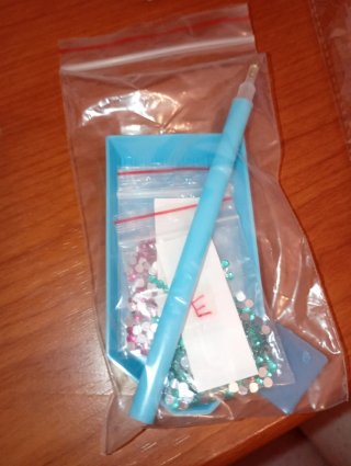 Mini diamond painting 2 facce