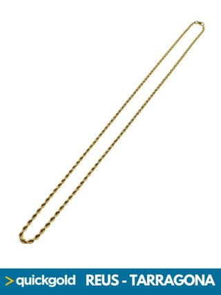 035-02-00939 CADENA SALOMÓNICA ORO 18K 60CM
