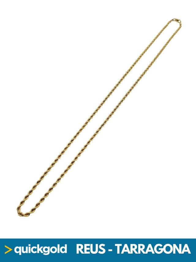 035-02-00939 CADENA SALOMÓNICA ORO 18K 60CM