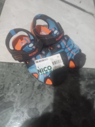 Sandalias Nico Niño Talla 36 Azul Naranja
