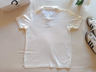 Polo Lacoste Blanco Talla XL