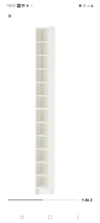 Estantería CD Ikea Blanca