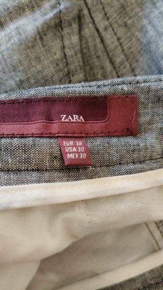 Traje de verano de lino Zara