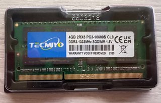 4GB DDR3L 1333MHz PC3-10600S CL9 MAC
