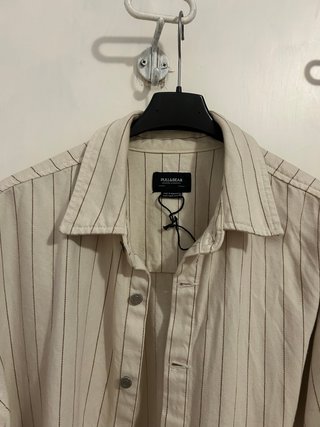 Giacca camicia Pull&Bear beige L