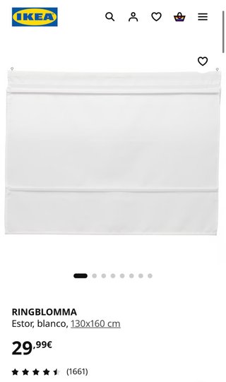 Estor Ringblomma Blanco 130x160