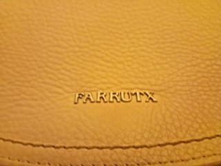 Bolso de cuero Farrutx Beige