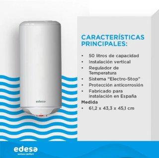 Edesa - Calentador de Agua Electrico 50l.