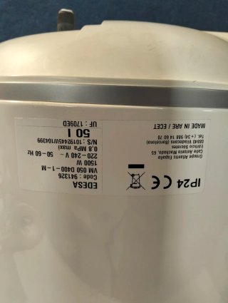 Edesa - Calentador de Agua Electrico 50l.