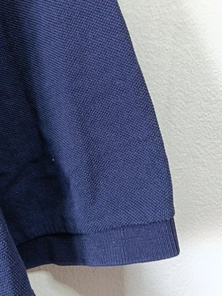 Polo Lacoste Vintage Azul Marino con Bolsillo XL