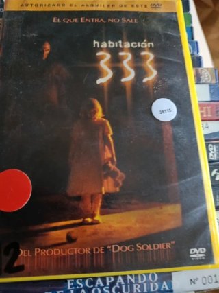 Habitación 333 DVD Terror Español