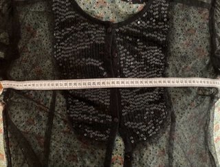 Blusa negra Marca October talla 50