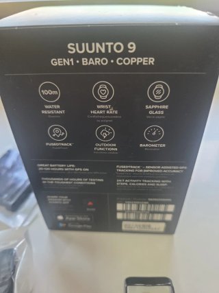 Suunto 9 Baro Cooper - Azul/Dorado