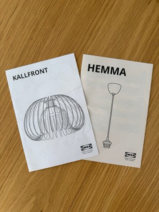Lámpara Techo IKEA Kallfront Negra
