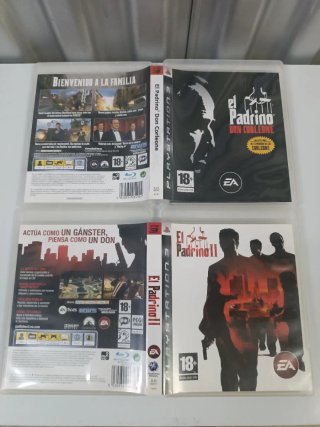 El Padrino 1 ps2 1 ps3 y el 2 de PS3 pack leer