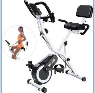 Bicicleta Estática Plegable MICYOX con Respaldo