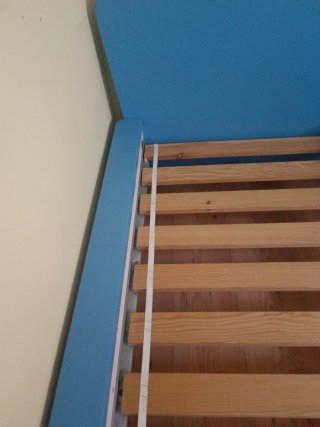 Cama infantil azul IKEA Mamut