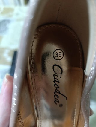 Scarpe Ciaodea di Raso con tacco a spillo, rosa 39