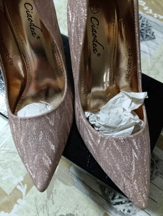 Scarpe Ciaodea di Raso con tacco a spillo, rosa 39
