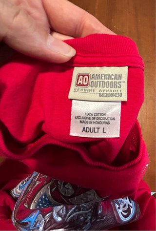 T.shirt americana con stampa