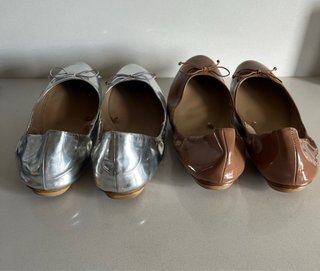 Lote 2 pares Bailarinas Zara