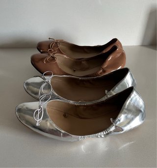 Lote 2 pares Bailarinas Zara