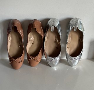 Lote 2 pares Bailarinas Zara