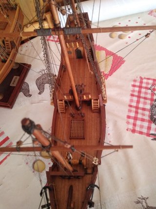Maqueta madera 3 carabelas a escala