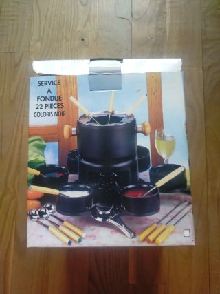Set Fondue 22 Piezas Negro