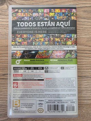 Super Smash Bros. Ultimate Nintendo Switch