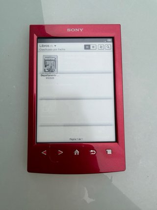 Sony Reader Ebook Rojo