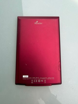 Sony Reader Ebook Rojo