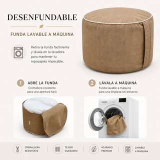 Puff Reposapiés Esterno in Olefina Premium Nuovo