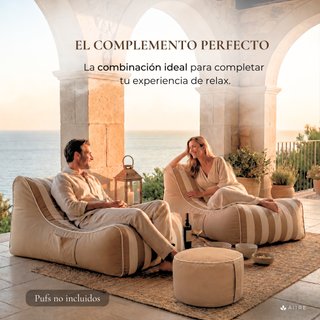 Puff Reposapiés Esterno in Olefina Premium Nuovo