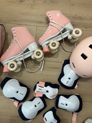 Patines Oxelo 4 Ruedas Talla 38 + Accesorios