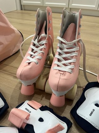 Patines Oxelo 4 Ruedas Talla 38 + Accesorios