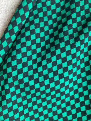 Pantalones Lylu rombos verde y negro