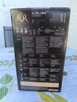 Macchina da caffè L'OR Barista Sublime Compact Grigia
