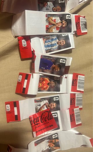 Cromos Coca-Cola Mundial pack 15 cromos