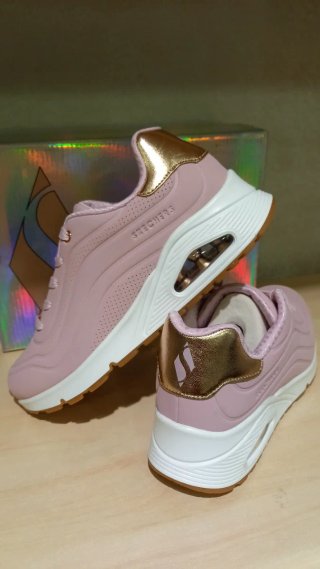 Skechers Donna Rosa Oro Tg 37