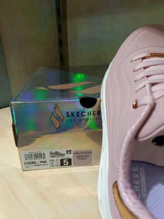 Skechers Donna Rosa Oro Tg 37