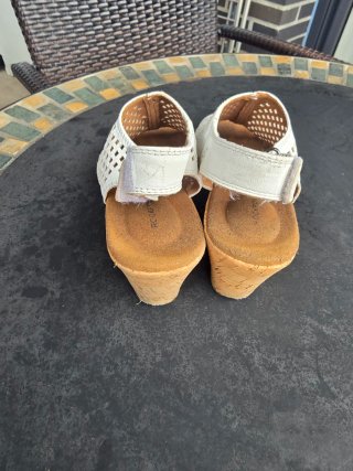 Sandalias cuña Rockport blancas
