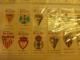Cromos Fútbol Antiguos Chicle Bazoka