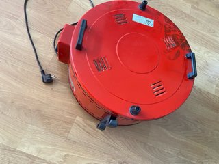 Horno Eléctrico Rojo con Bandeja