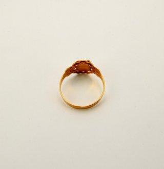 Anillo Virgen de oro de 18k, 2.71 g, T-19.