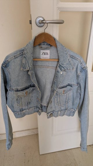 Chaqueta vaquera Zara cropped