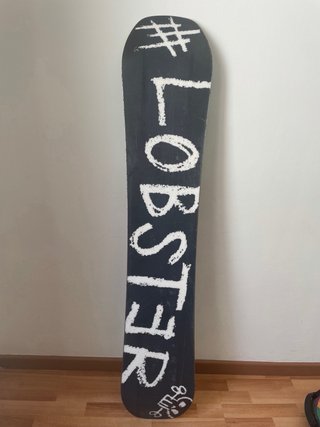 Tabla Snowboard Lobster para parque con funda