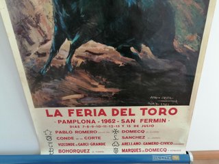 1962. Feria del toro. San Fermín 1962. (Vintage).