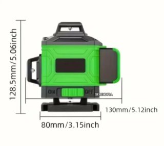 NIVEL LÁSER 3D 2 BATERÍAS + ACCESORIOS