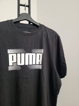 Camiseta Puma Negra Logo